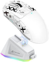 ATTACK SHARK X11 Wireless Gaming Mouse with Charging Dock PixArt PAW3311 Gaming Sensor, BT/2.4G Wireless/Wired