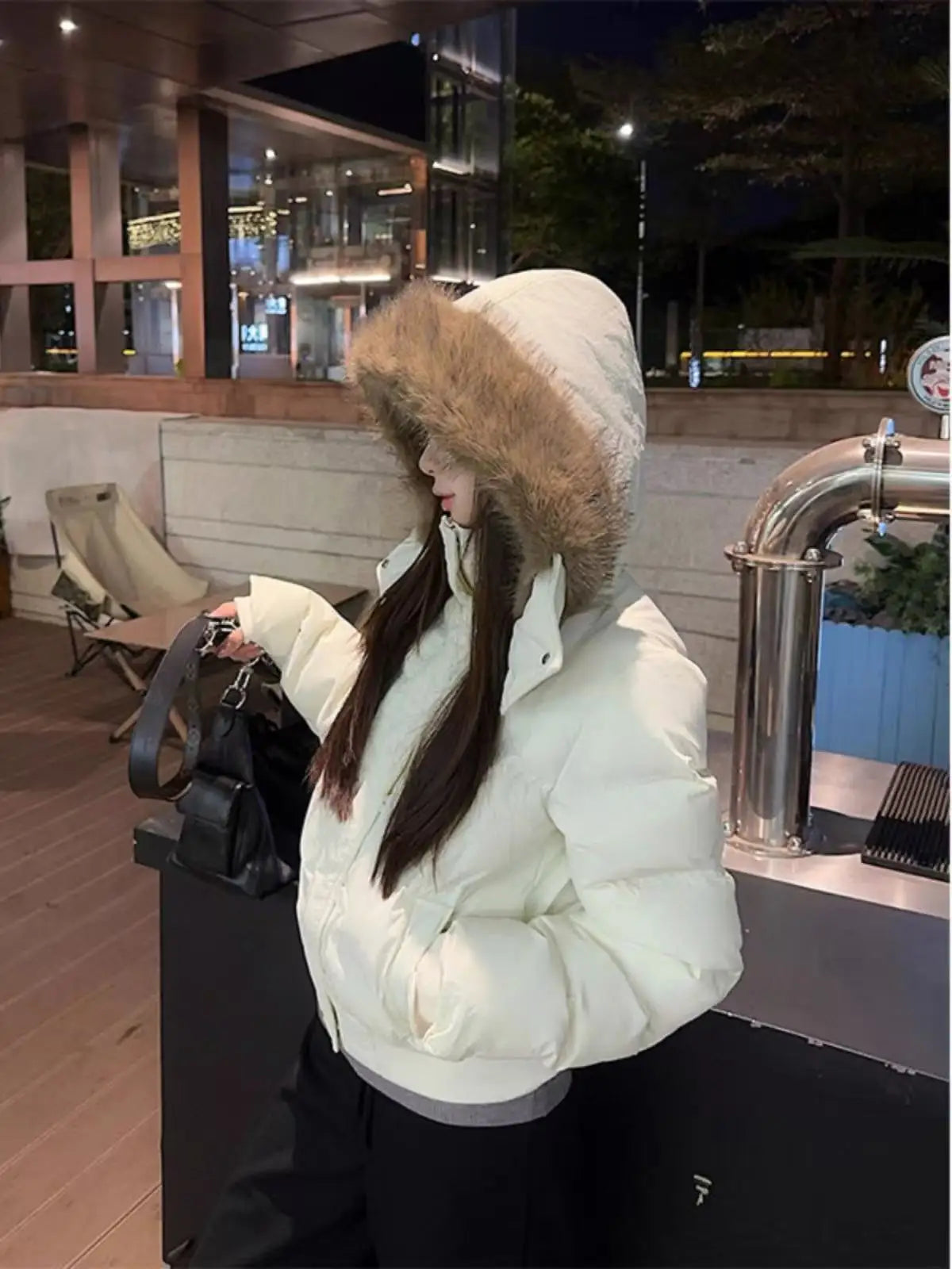 Winter Hooded Puffer Jacket