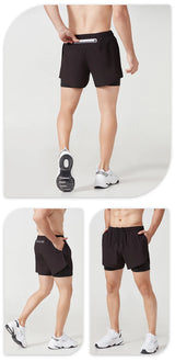Performance Double-Layer Training Shorts | Moisture-Wicking Athletic Gear