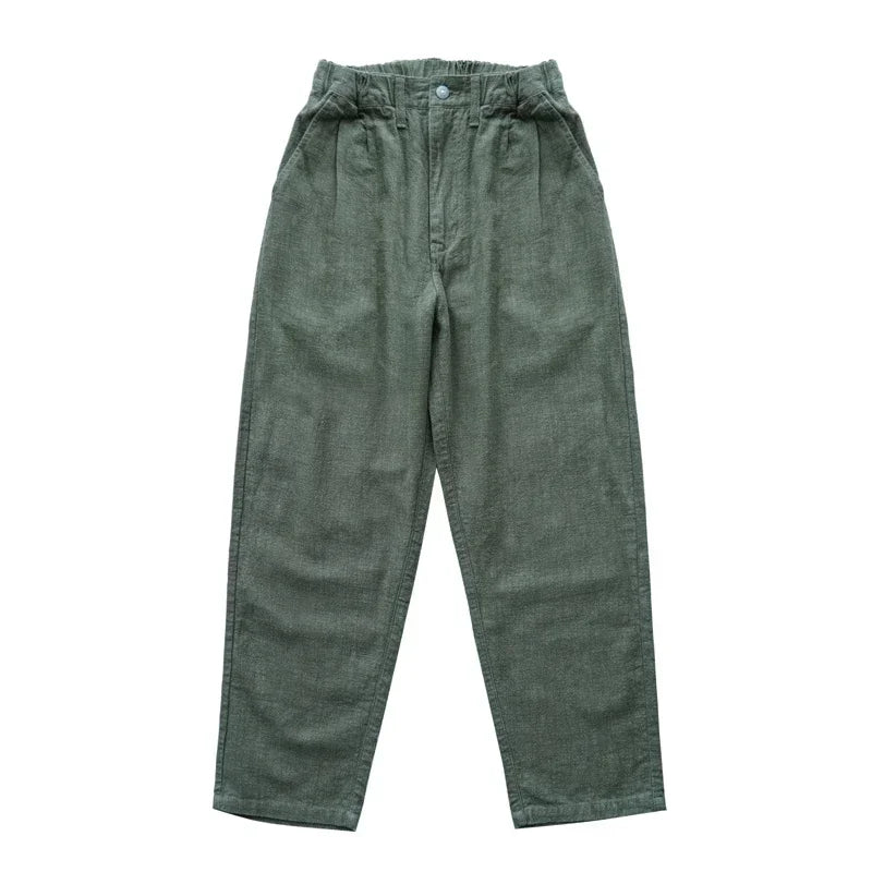 Men's Ramie Cotton Relaxed Summer Pants
