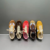 MORAZORA 20 Colors Ins New Genuine Suede Leather Women Flats Lace Up Colors Spring Summer Flat Shoes Casual Sneakers Footwear