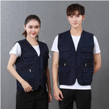 Men's Multi-Pocket Safari Vest – Lightweight All-Season Outerwear