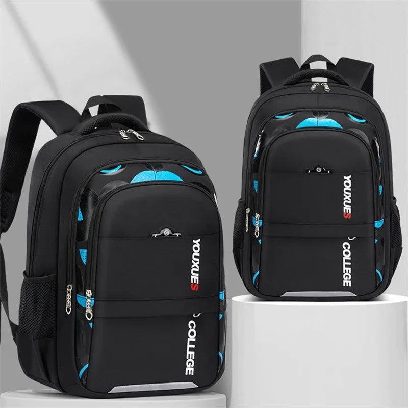 Premium USA-Designed Waterproof Primary School Backpack for Boys & Teenagers