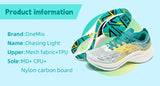 ONEMIX Marathon Carbon Plate Running Shoes Shock Absorption Ultra-light Sports Shoes Rebound Technology Outdoor Men Sneakers
