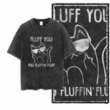 DB Cat Acid-Washed Graphic Tee