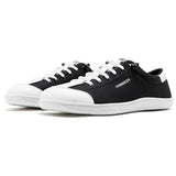 HOBIBEAR Unisex Barefoot Wide Toe Shoes Women Men Artificial Leather Minimalist Sneakers Adjustable Slip On Walking Shoes