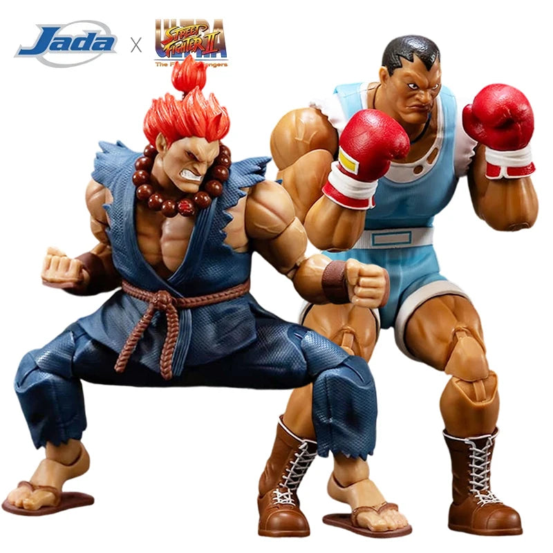 JADA New Action Figure Street Fighter Collectible Figures: Akuma & “Boxer” Balrog | Limited Edition ~15-17 CM