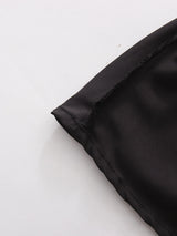 Elegant High-Waist A-Line Maxi Dress