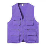 Men's Multi-Pocket Safari Vest – Lightweight All-Season Outerwear