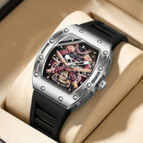 1 piece cute smiling face colorful pattern yellow strap square watch fashion personality trendy daily wear wristwatch