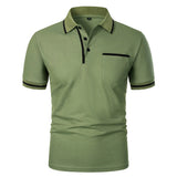 Men's Short Sleeve Knit Polo Shirt