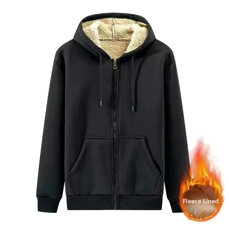 Unisex Fleece Zip-Up Hoodie