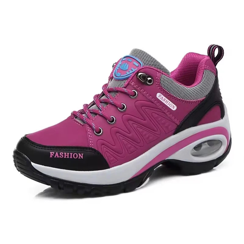 SALUDAS women casual sneakers Non-slip thick-soled height-enhancing casual running shoes light walking sheos