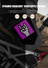 Smart LED Screen Motorcycle Bicycle Leg Bag Waterproof Ride Cycling Drop Leg Side Bag For Men Women DIY Pattern APP Control