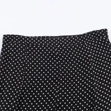 Polka Dot Printed Midi Skirts Two Piece Sets for Women 2025 Summer Chic Bow Tied Blouse Top Suits Woman 2 Piece Outfits