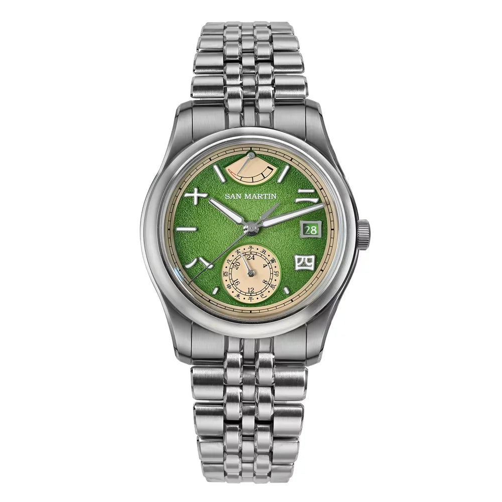 San Martin SN0144 39mm Power Reserve Automatic Watch