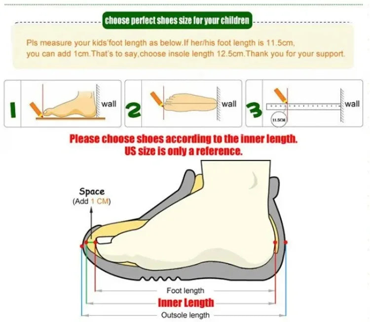 Classic Kids' Leather Fashion Sneakers