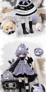 Meki Final Blessing Series 1/8 BJD Blind Box Mystery Box Toys Cute Action Anime Figure Kawaii Model Gift