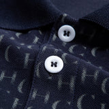 Men's Cotton Polo Shirt – Short Sleeve Patchwork Tee