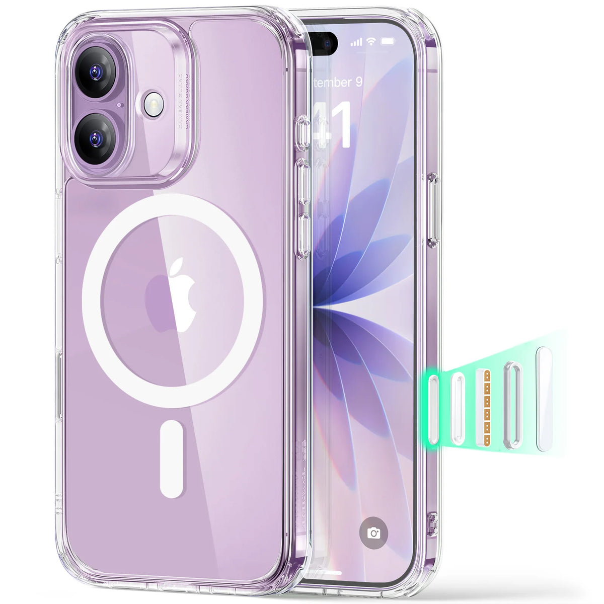 ESR Magnetic iPhone Case with Camera Guard