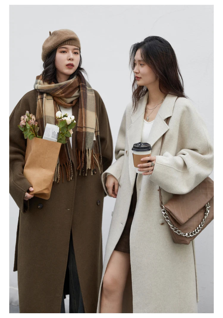 Retro Double-Sided Woolen Overcoat