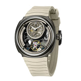 Men Automatic Mechanical Watch Fashion Sport Wristwatch Silicone Band