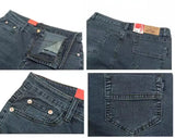 Men's Mid-Rise Flare Jeans | Slim Fit Denim Trousers