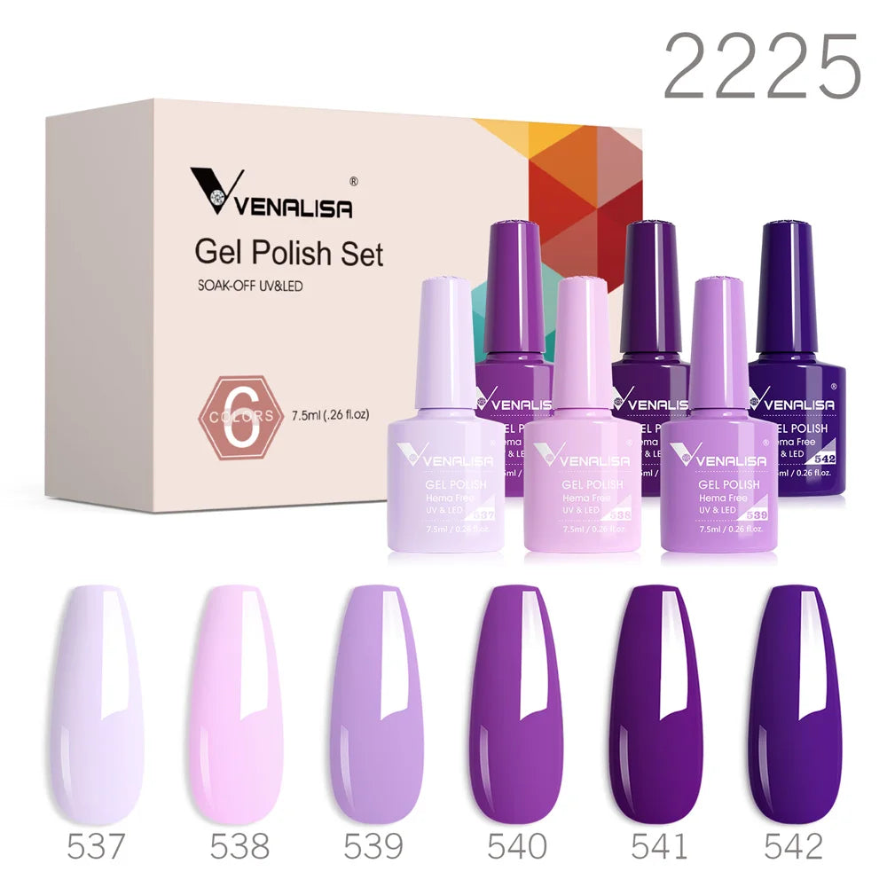 Venalisa TPO/HEMA-Free 6pc Gel Polish Kit 7.5ml
