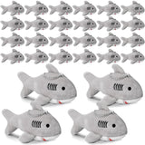 12-48Pcs Shark Plush Keychain Mini Stuffed Animal 3.94" Shark Party Favors Bulk Soft Tiny Shark Keychain Shark Backpack Keychain