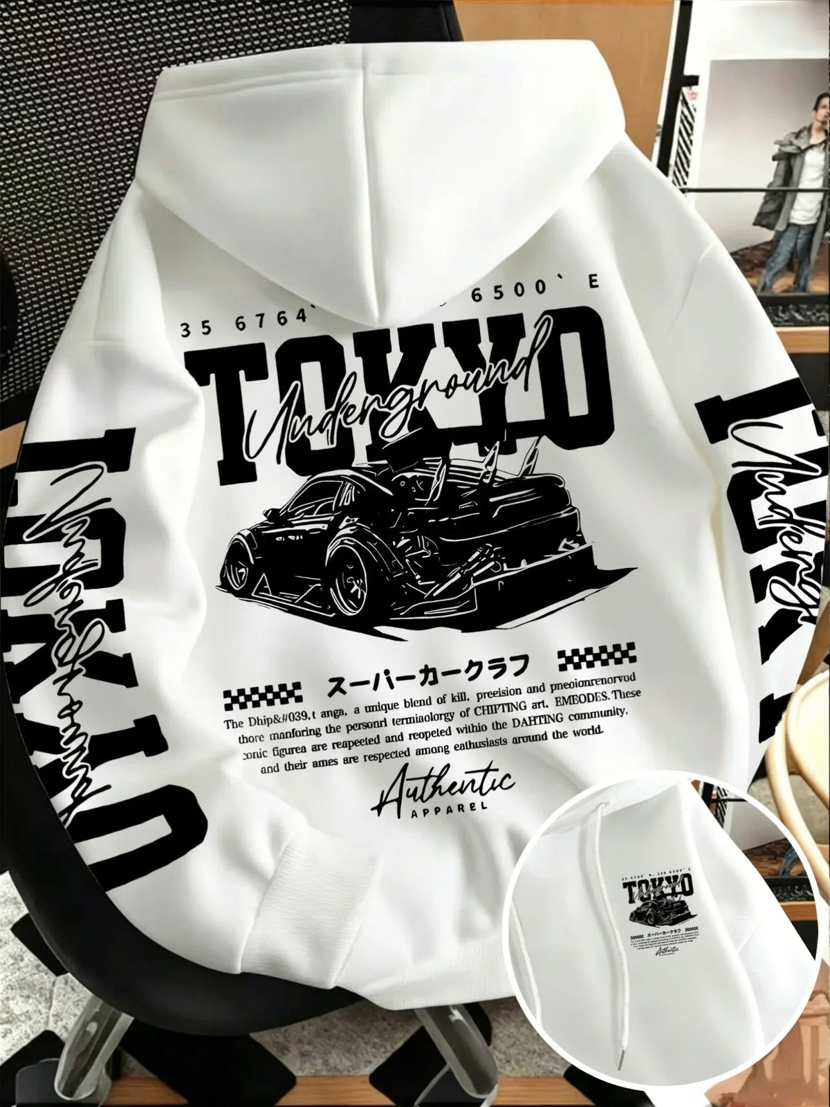 Men's Tokyo Racing Graphic Pullover Hoodie