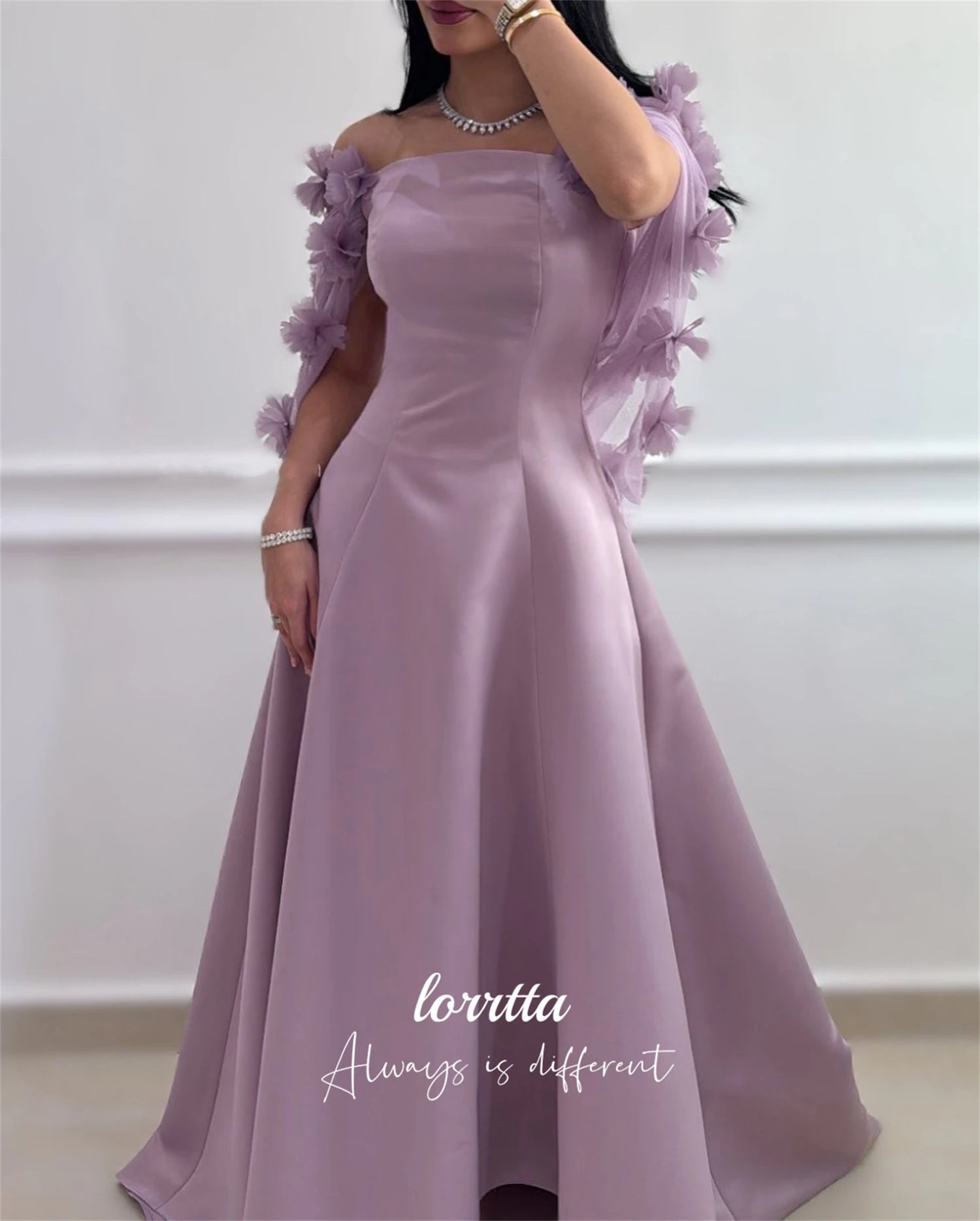 Cathy Wang Satin Prom Gown | Sweetheart A-Line Formal Dress