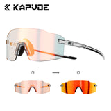 Kapvoe Fashion Sunglasses for Men Photochromic Runnning Glasses Light-Weight Cycling Glasses Bike Women UV400 Hiking Eyewear