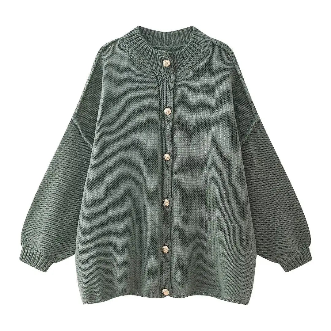Women's Button-Down Knit Cardigan