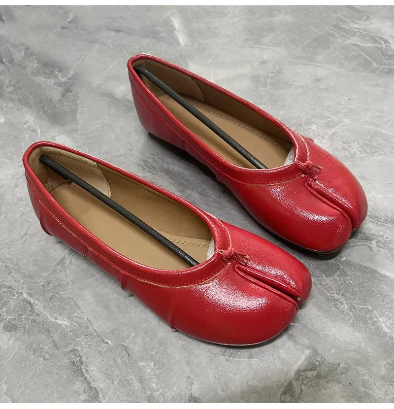 Split Toe Ballet Flats | Tabi Loafers for Women