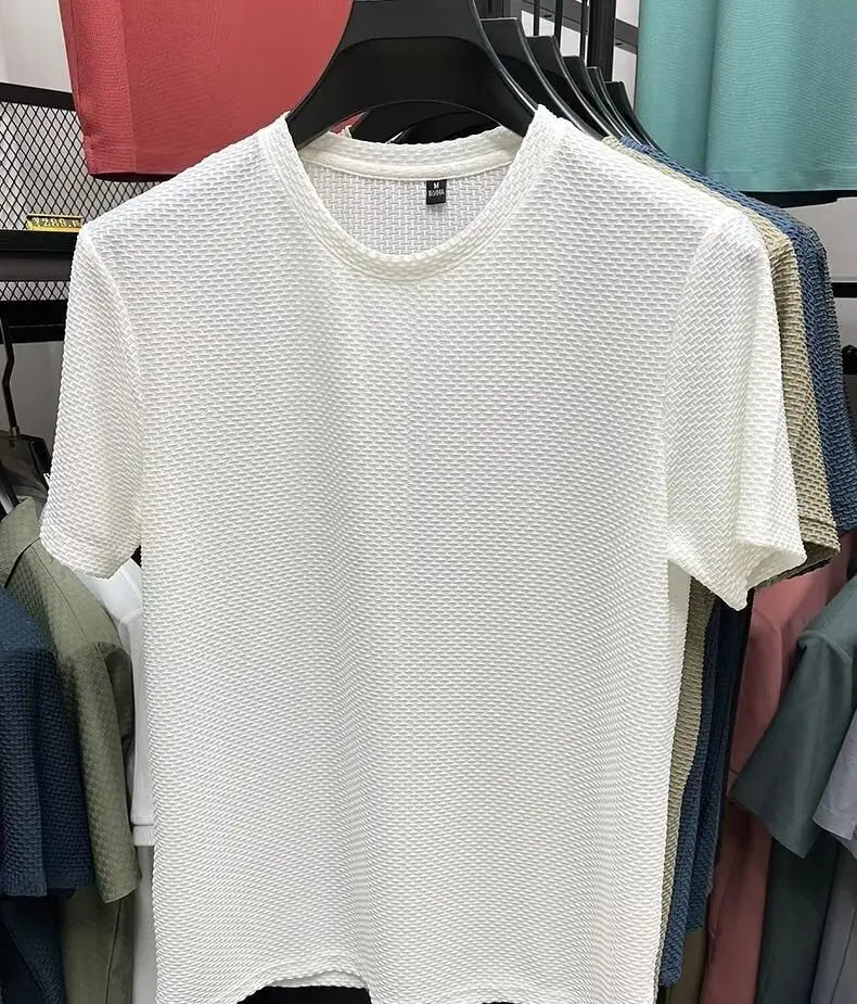 Men's Breathable Mesh T-Shirt | Short Sleeve