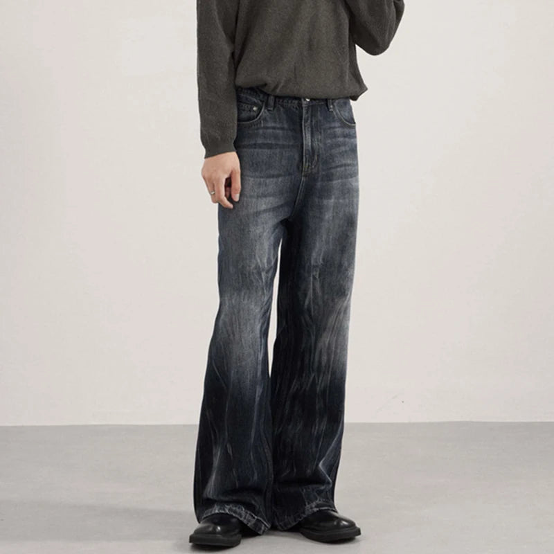Men's Blue-Gray Relaxed Fit Jeans