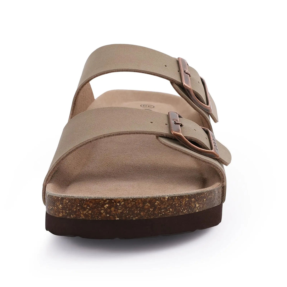 Women’s Suede Sandals with Cork Footbed