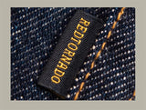 Red Tornado NOIR 21oz Selvedge Denim Straight Cut Jeans Indigo Rugged Style Men Pants