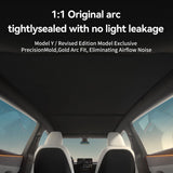 Tesla Model 3/Y Graphene Honeycomb Roof Sunshade Set