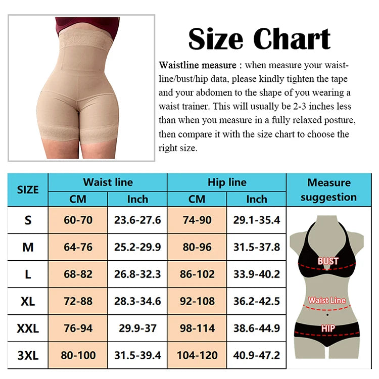 High Waist Seamless Butt Lifter Shapewear – Firm Control Tummy Girdle