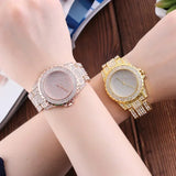 Fashion Crystal Steel Women's Quartz Watch