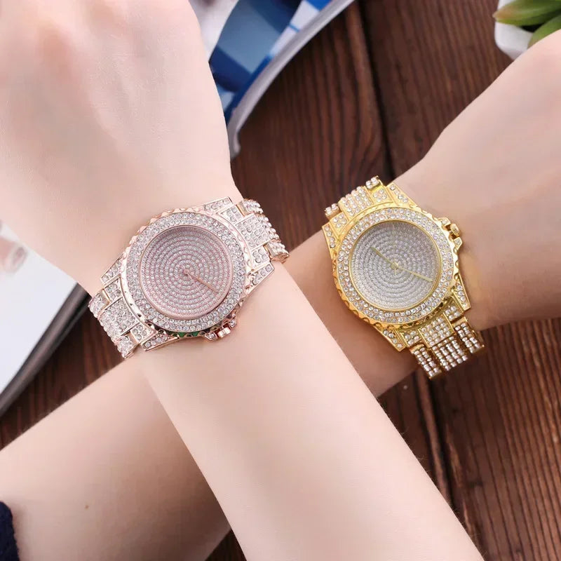 Fashion Crystal Steel Women's Quartz Watch