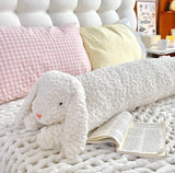 Long Rabbit Plush Body Pillow Large Cute Bear Stuffed Rabbit Sleeping Cushion Decorative Body Pillow Chair Back Cushion Decor