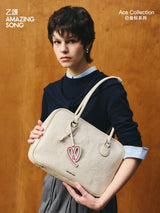 Amazing Song Toast Tote — Large Top Grain Leather Bag