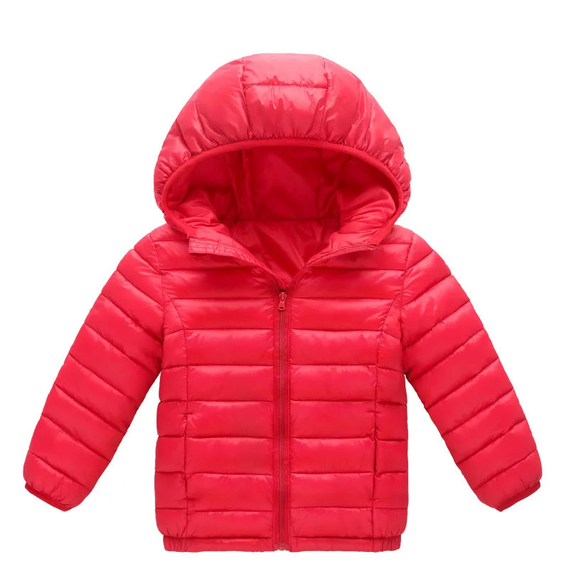 Kids' Hooded Winter Puffer Jacket