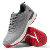 FitVille Wide Golf Shoes Men Professional Outdoor Water Resistant Golf Shoes for Course with Spikes