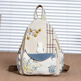 Luxury 3D Pumpkin Pattern Women Travel Backpack High Quality Linen Female Backpack Fashion Prettry Style Girls Daypack Backpack