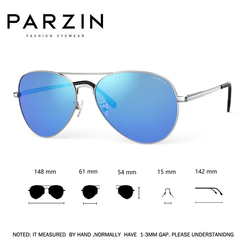 PARZIN Classic Aviation Polarized Sunglasses for Men