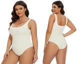 Ribbed Sculpting Seamless Jumpsuit | Firm Compression Shapewear