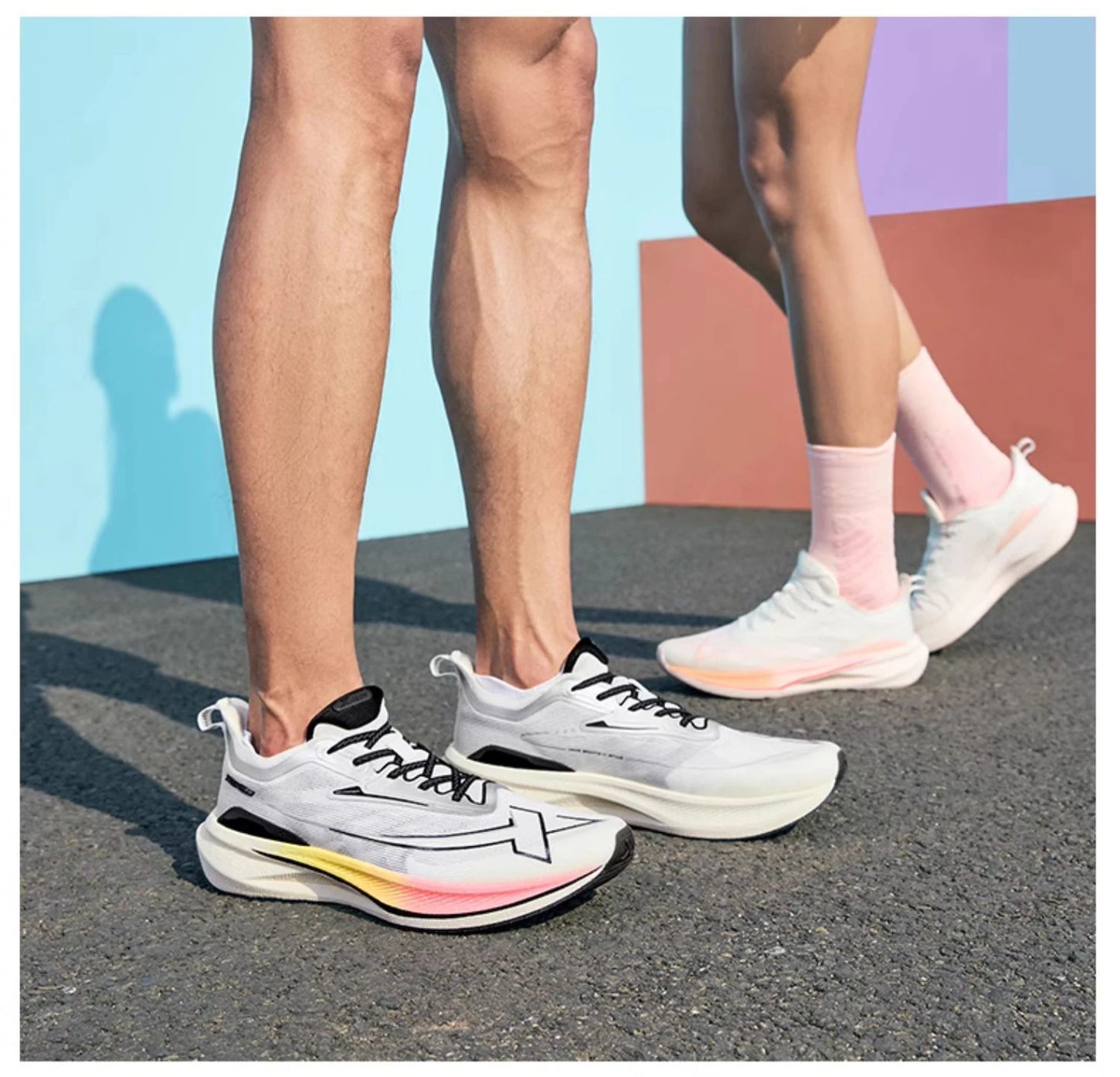 Xtep 2000KM 2.0 Running Shoes Men  Summer Professional TPU Shock Absorption Sneakers 876219110043(suggest half size down)